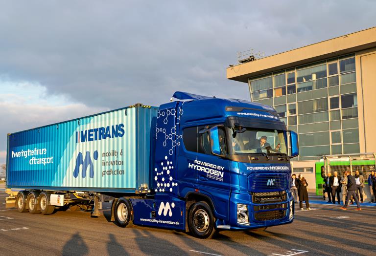 The First Hydrogen Truck From Slovakia Supported By Ford Trucks